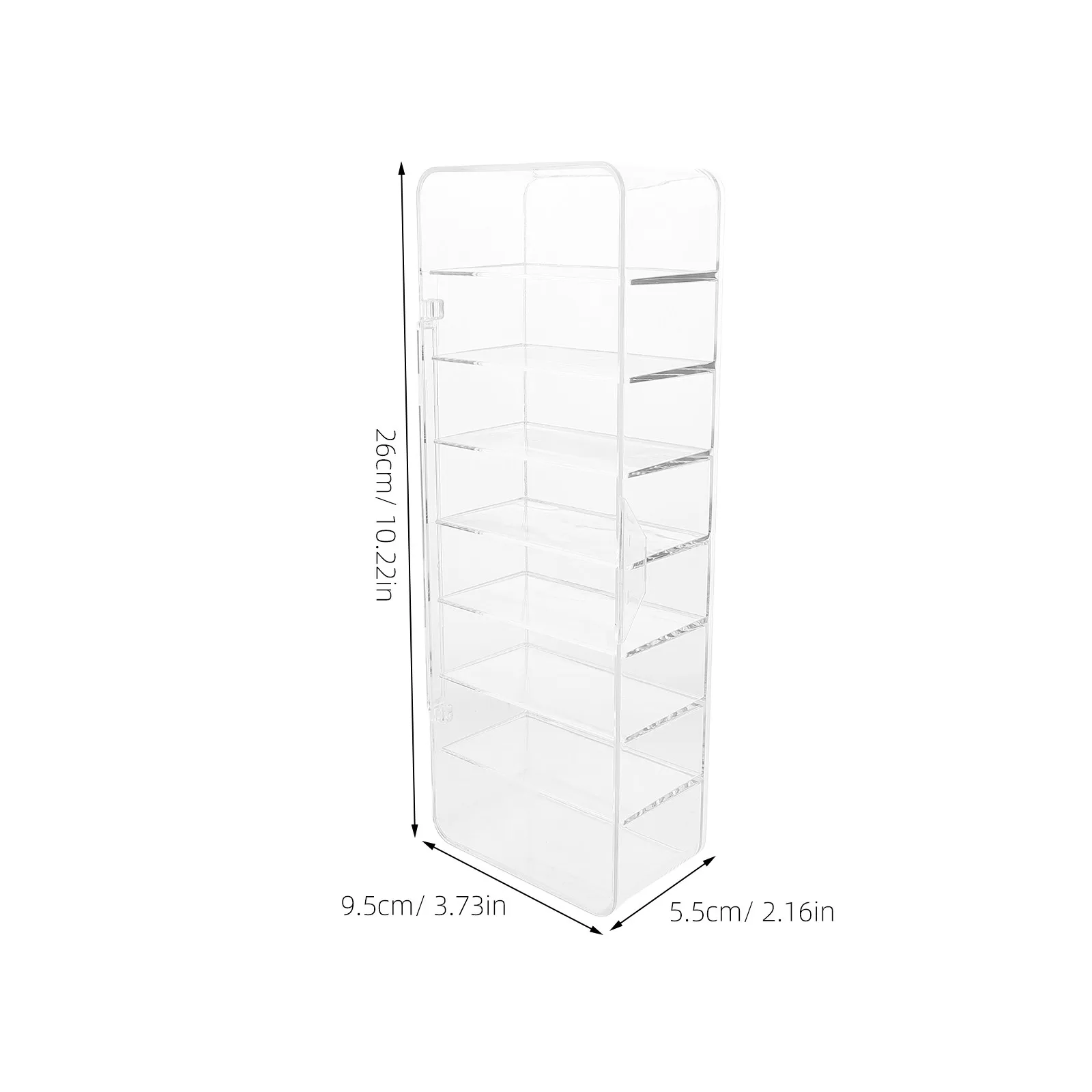 Car Display Case 1:64 Scale Clear Plastic Storage Box 8 Grids Transparent Organizer for Collectors Vehicle Display Storage view 2