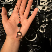 Cute No Face Kaonashi Phone Lanyard Charm, Anime Studio Ghibli Inspired Resin Keychain, Backpack Pendant Accessories Y2K Gift