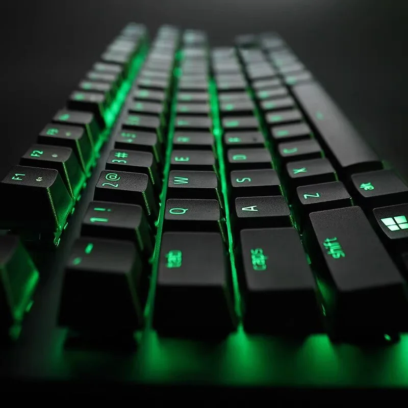 لوحة مفاتيح الألعاب الميكانيكية السلكية Razer BlackWidow X Tenkeyless 87 مفتاحًا للكمبيوتر المحمول وسطح المكتب ولوحة مفاتيح للرياضات الإلكترونية بإضاءة خلفية خضراء #4