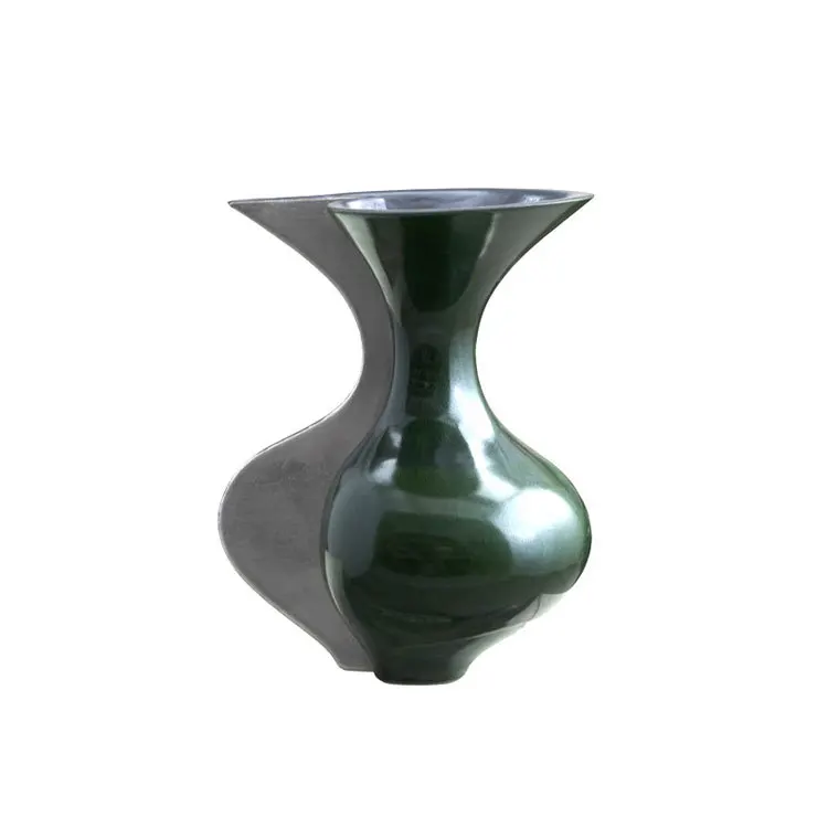 Simple modern green silver flower ware, soft decoration ornament