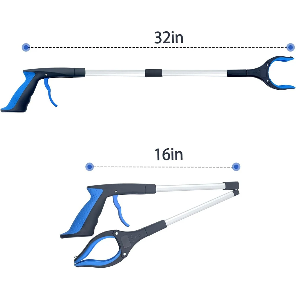 Reacher Grabber Tool Foldable Trash Picker Grabber Garden Nabber Litter Picker Extended Pick Up Tools Litter Picker