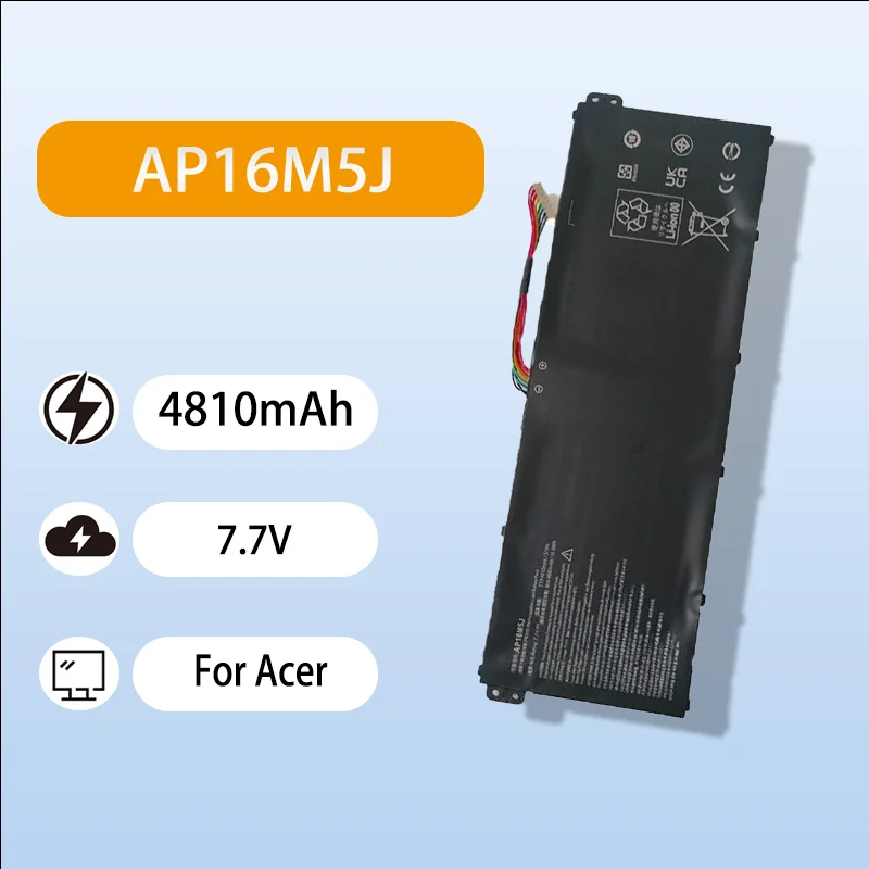 

High Quality Replacement Laptop Battery For Acer AP16M5J Aspire 1 A114-31 A314 A315 4810mAh 7.7V Rechargeable Li ion Battery