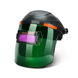 Professional Protective Clear Laser Welding Mask Helmet Glass Electronic Light  E-darkening  For Cutting Marking Use