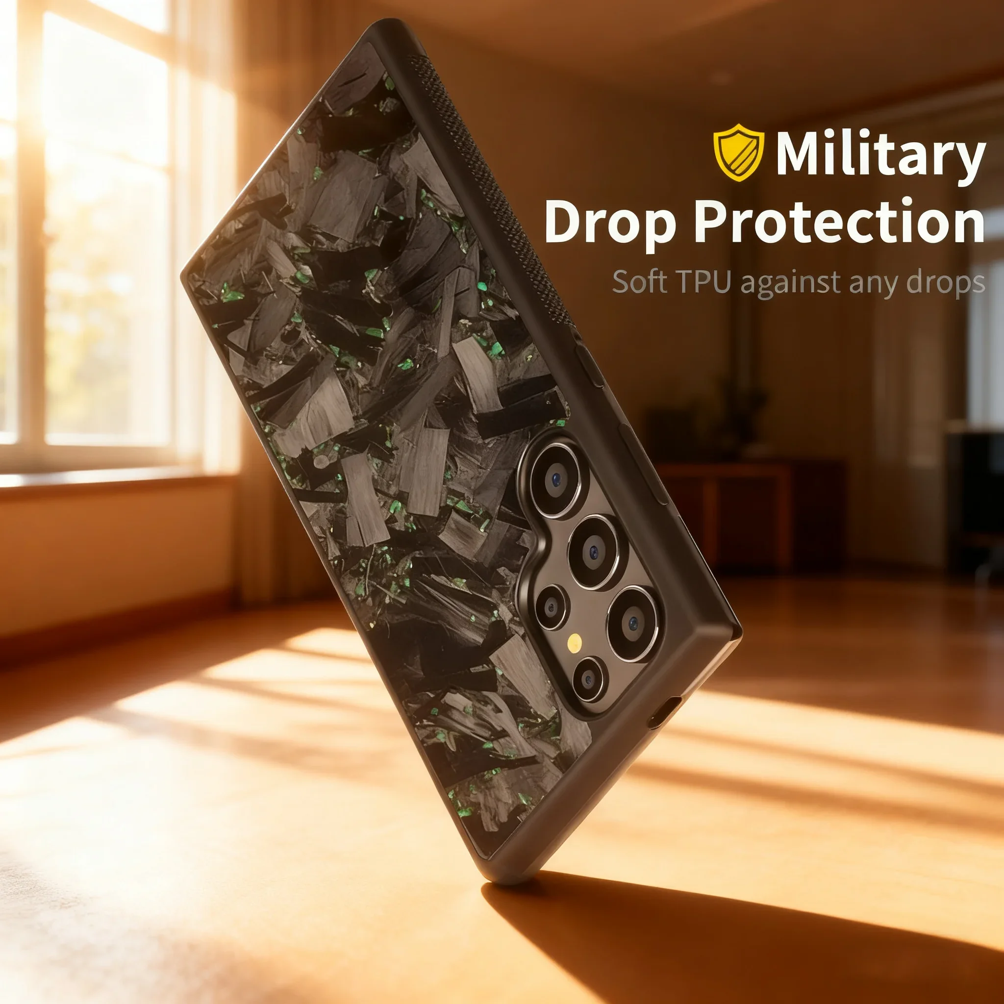 

Сильный магнитный чехол MagSafe из углеродного волокна для Samsung S25-S22 Ultra Plus, защита линз из сплава, роскошный противоударный защитный чехол