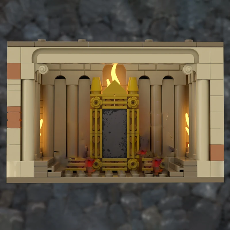 Modèle de film magique MOC, briques de construction, miroir magique, technologie modulaire d'obstacle, cadeaux de vacances pour enfants, jouets à assembler, costume