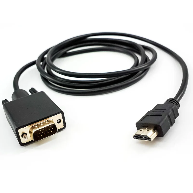 1080P HDMI-compatible To VGA Adapter Digital To Analog Converter Cable for Laptop TV Box To Projector Displayer HDTV