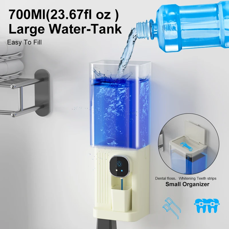 Mouthwash Dispenser Automatic With Cup Bottle Electric Bathroom Wall Mounted White Pump Holder Atomatic Battery Kids Carafe Cute