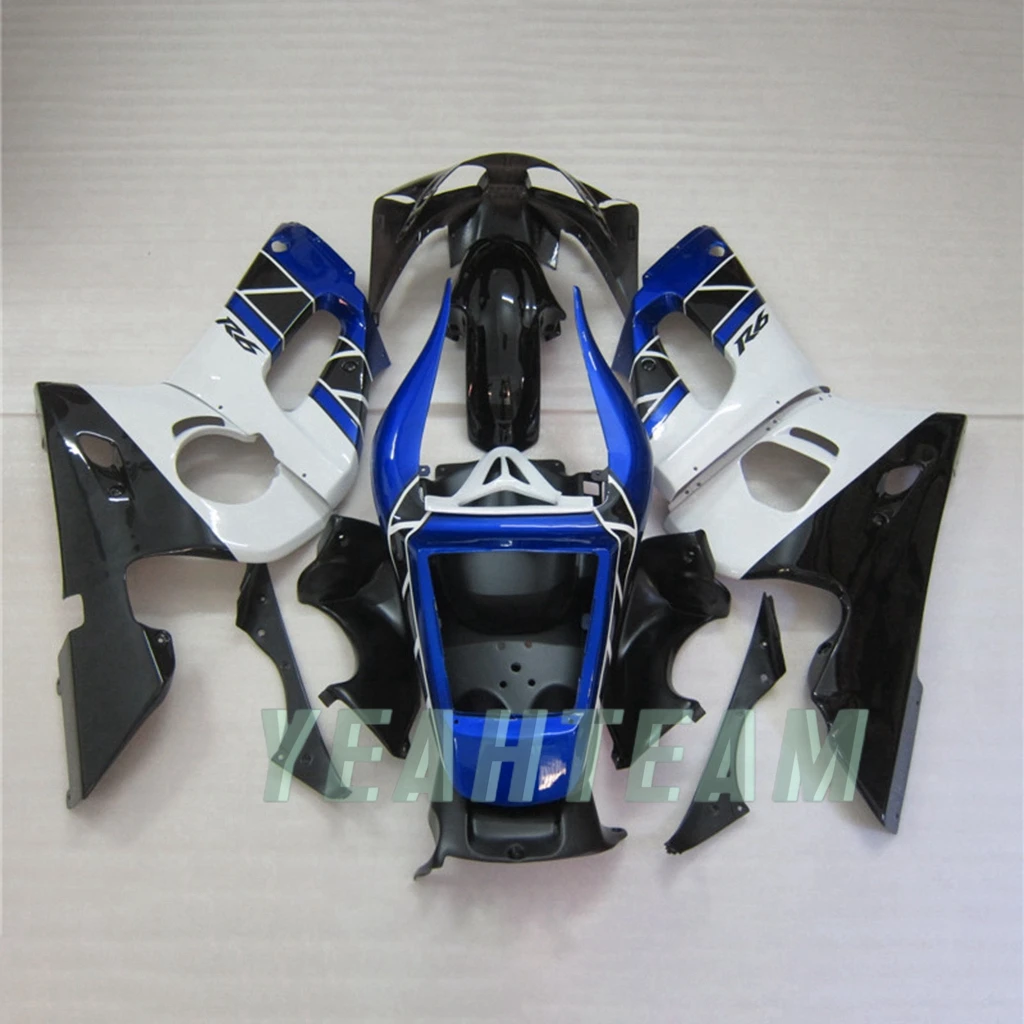 YZF R 6 1998 1999 2000 2001 2002 Prime Fairing Kit for Yamaha YZF R6 98 99 00 01 02 Motorcycle Customized Injection Fairings