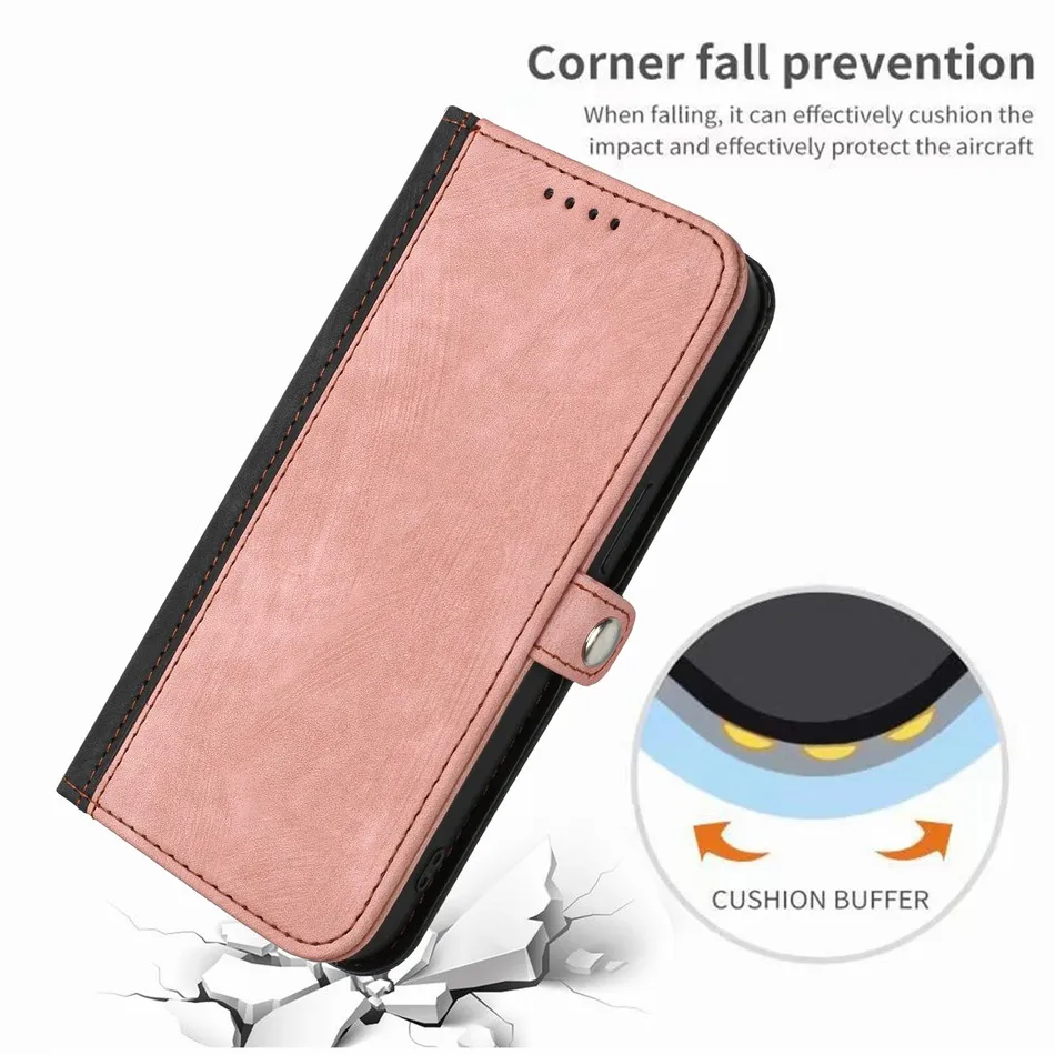 حافظة جلدية ريترو لهاتف OPPO Reno 13F 13 12FS 12F 12 11F 11 10 8T T 7Z 7 6 5Z 5 متعددة 3 بطاقات المعصم الحبل محفظة غطاء الوجه