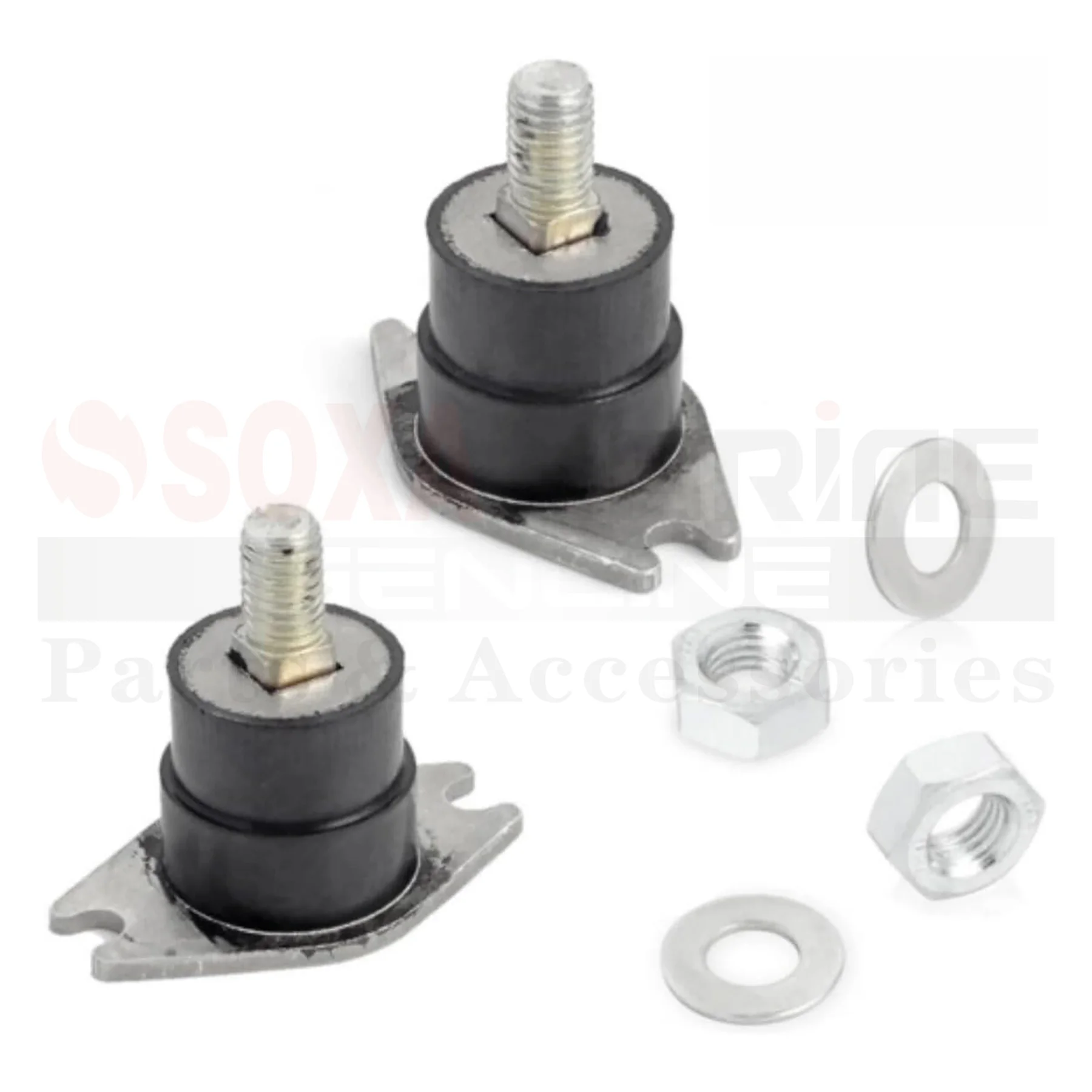 325974 2 Pcs Upper Motor Mount Fits for Johnson Evinrude OMC 18HP 20HP 25HP 30HP 35HP Outboard Motor 303879 0778211