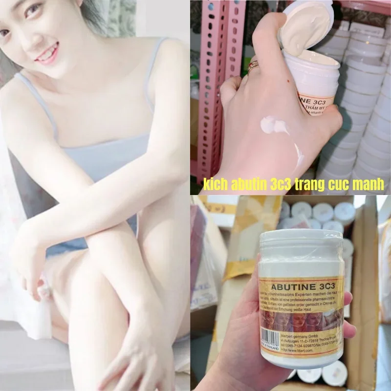 

Abutine 3c3 Whitening Body Milk Reduce Dark Skin Blemishes, Moisturize, Brighten and Smooth Skin Whiter 250ml