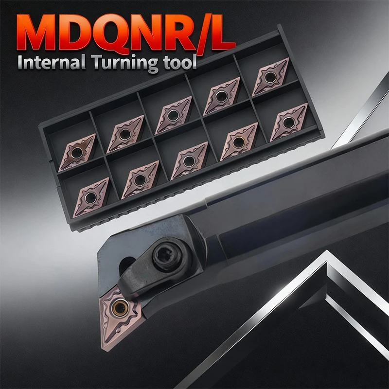 1pc S20R-MDQNR11 S25S-MDQNR11 Internal Turning Tool Holder DNMG Carbide Inserts Lathe Bar CNC Cutting Tools Set