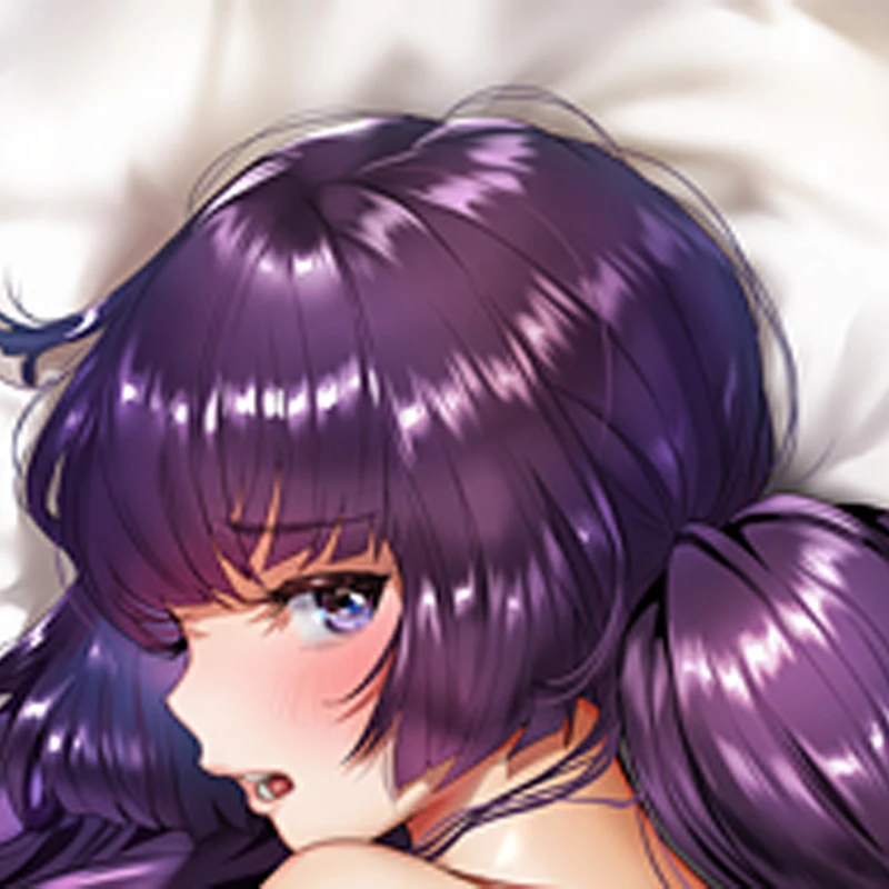 Dakimakura Anime Pillow Case Raiden Shogun Double-sided Print Of Life-size Body Pillowcase Gifts