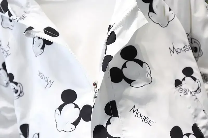 Disney Mickey mouse Windbreaker coat Children\'s Mickey Mouse Sweatshirt Jacket Hooded Print Fall Winter Sweatshirt Jacket