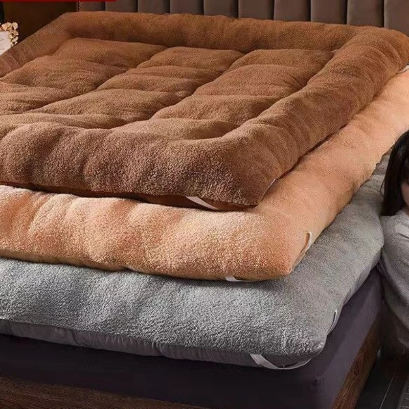 

Товары для дома Зимний мягкий матрас из овечьей шерсти плюс бархатный домашний мягкий коврик для общежития, одинарный и двойной теплый коврик, одеяло.