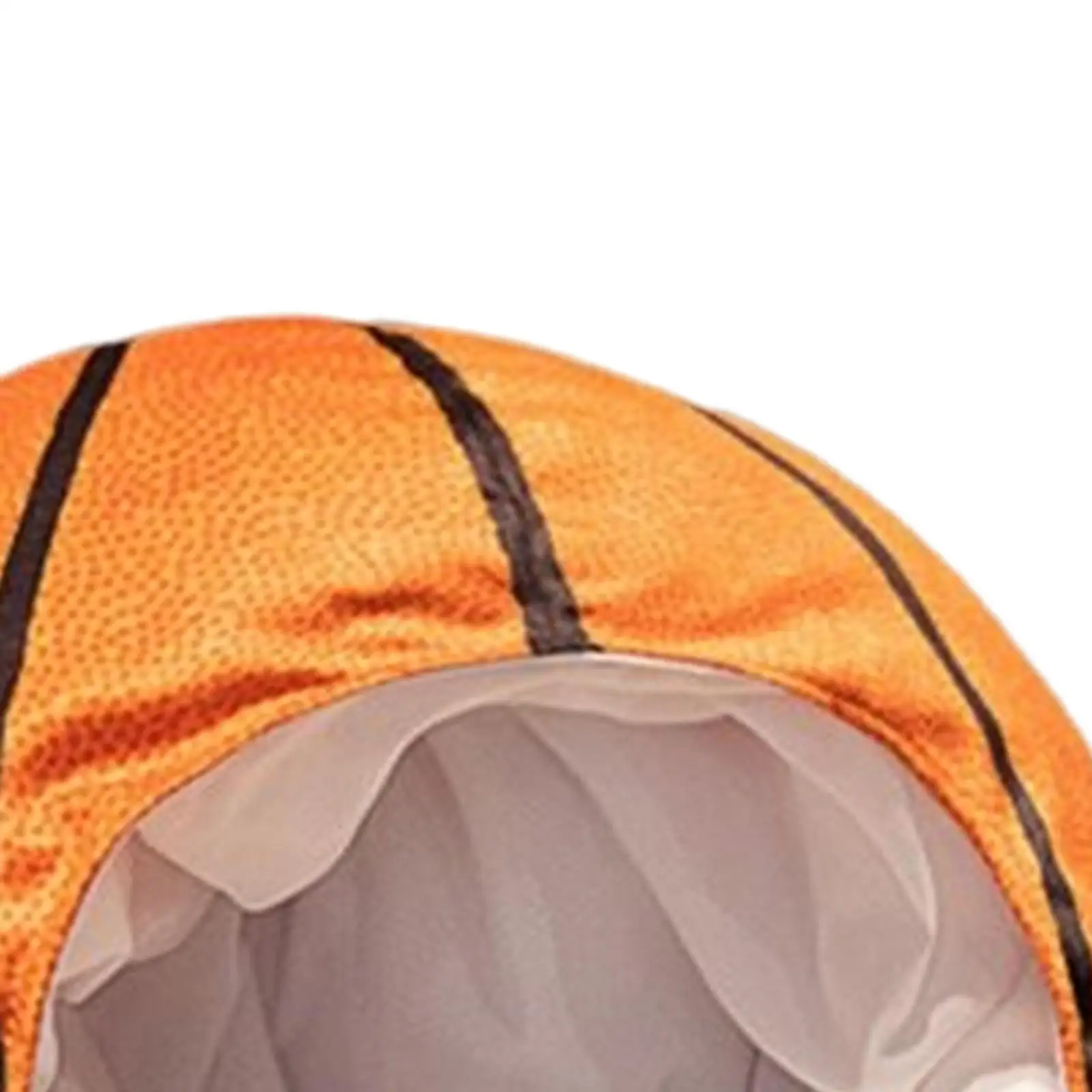 Sombrero de felpa de baloncesto, accesorio para fotografía, vestido divertido, sombreros de niña divertidos para juego de rol de cumpleaños