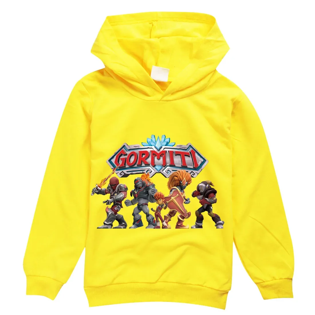 2-16Y Cartoon Hot Movie Gormiti Hoodie Kids Anime Hoodies Teenagers Boy Sweatshirt Toddler Girls Pull Sleeve Pullover Sports Top