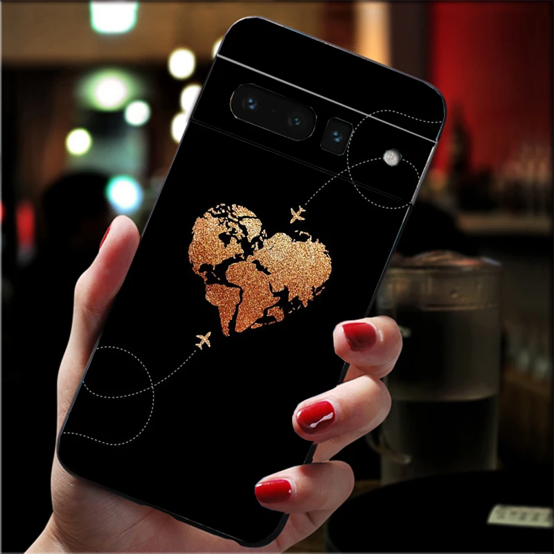 Travel Plane Phone Case For Google Pixel 9 Pro XL 8 7 6 Pro Pixel 8A 7A 6A 4A 3A 3XL Pixel 8 7 6 5 4