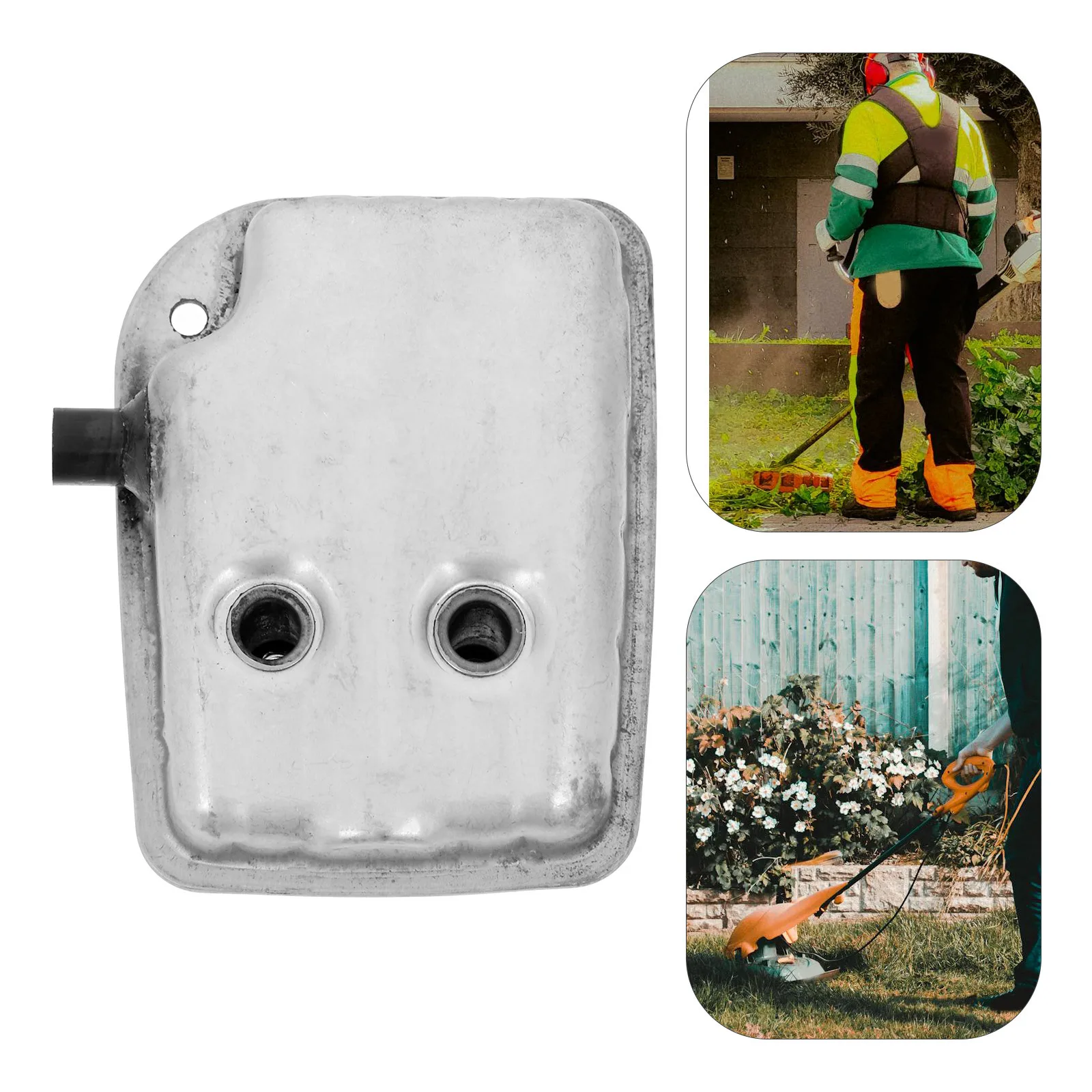 

Exhaust Muffler for 543 543R 543RS 536R Lawn Mower Reduction Easy Installation Replacement Part Generator