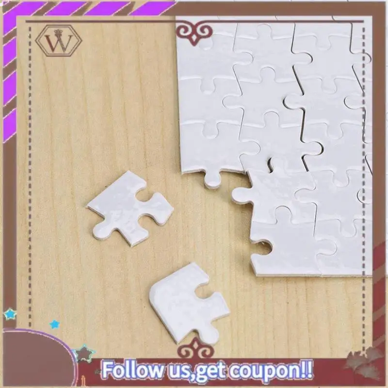 أحدث التسامي لغز فارغ 30 قطعة/الوحدة لتقوم بها بنفسك الحرفية A5 بازل قطع لنقل الحبر التسامي