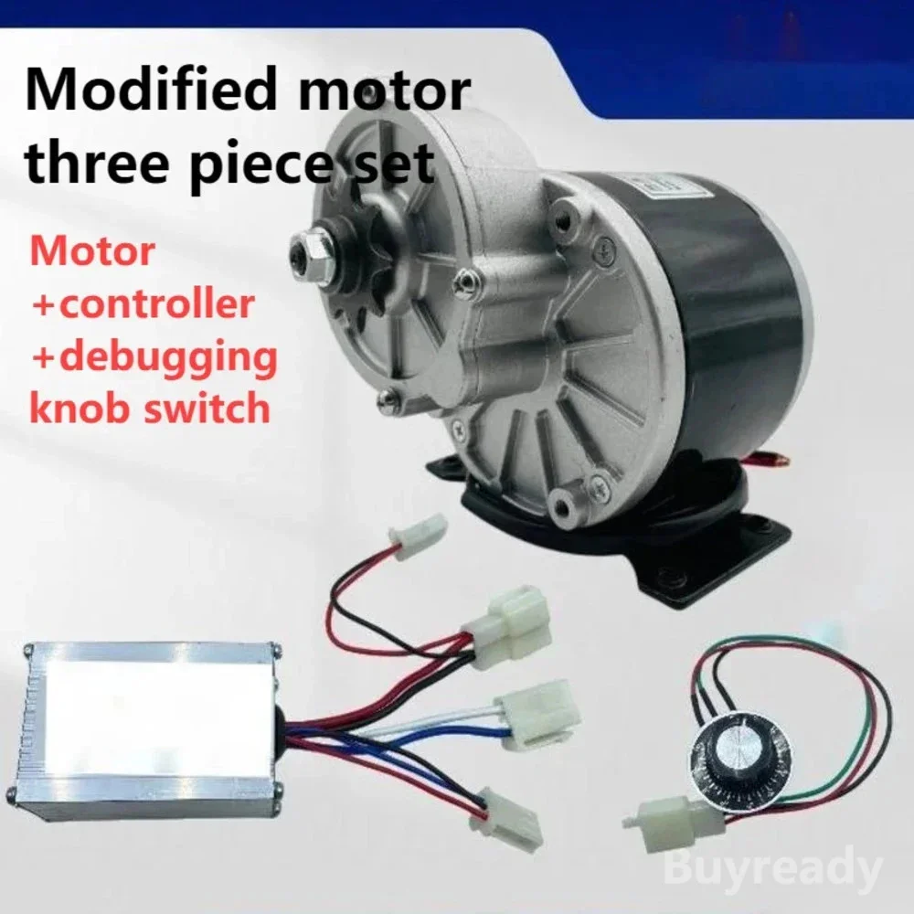 Electric Vehicle Motor 12V 250W 24V 350W Mechanical Equipment Modification Controller With Speed Regulation And Fixed Speed Set