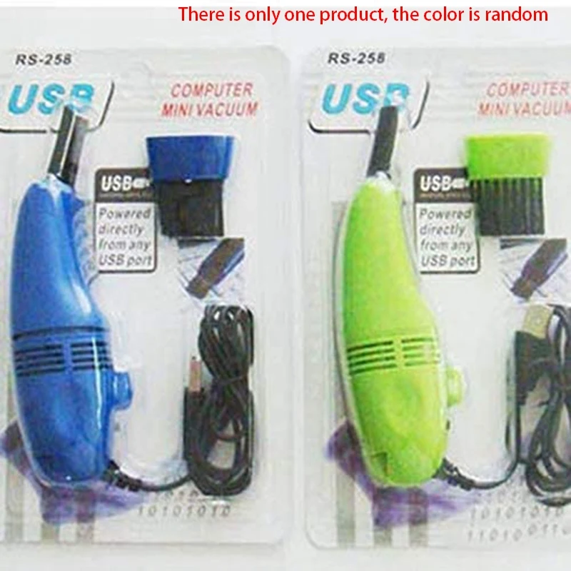 เครื่องดูดฝุ่นคีย์บอร์ดใหม่ เครื่องดูดฝุ่นคีย์บอร์ดขนาดเล็กทรงพลัง USB คีย์บอร์ดไร้สาย Air Duster สีสุ่ม