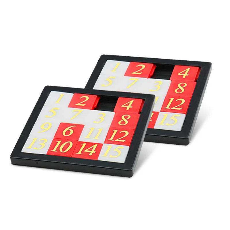 Zahlen-Schiebepuzzle-Spiel Huarong Road Brain Teaser IQ-Test Montessori Lernspielzeug Klassenzimmerpreise für Studenten – Detail 5