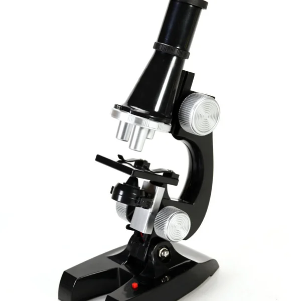 Kit de microscópio educacional para crianças, microscópio óptico científico, ferramenta de aprendizagem de biologia, instrumentos de haste