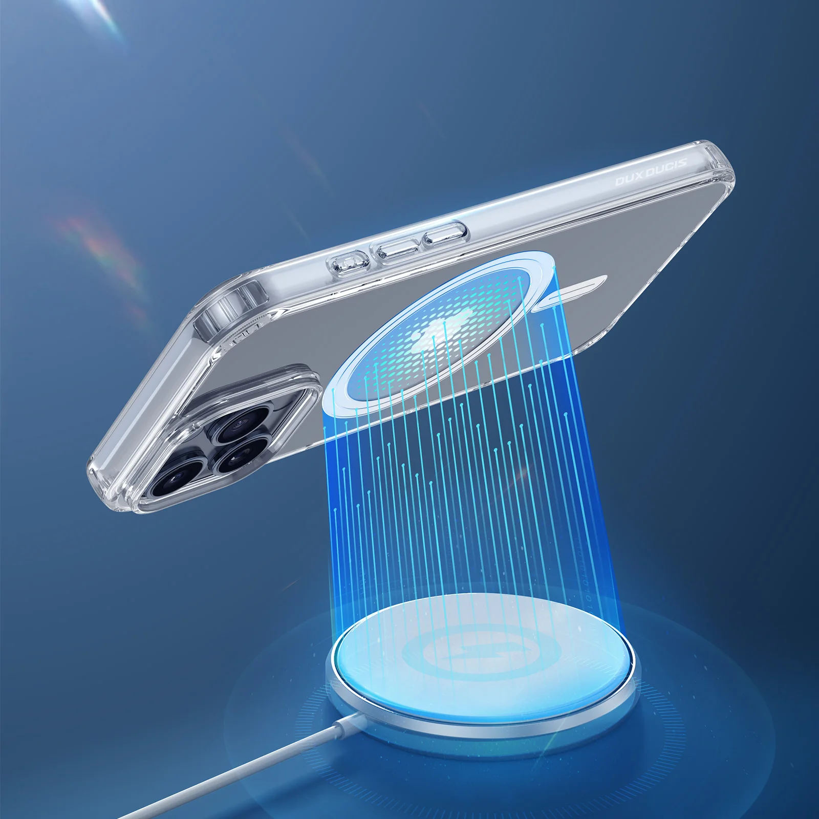 DUX DUCIS Advanced TPU Super Magnetic Phone Case For iphone 16 Pro Fall prevention Wireless charging phone case For iphone 16Pro