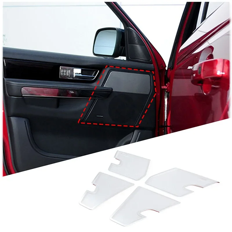 

For Land Rover Range Rover Sport 2010-2013 Stainless Steel Silver Car Door Speaker Cover Trim Sticker Car Accessories