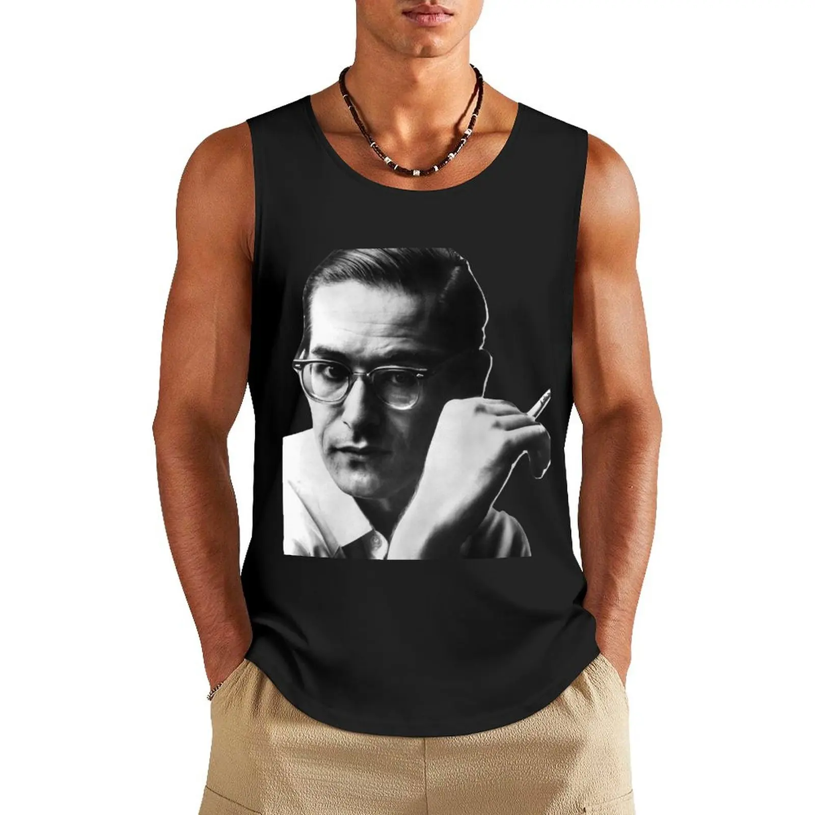 

Bill Evans Tank Top muscle t-shirt t-shirt for men gym clothes men summer Men's tops