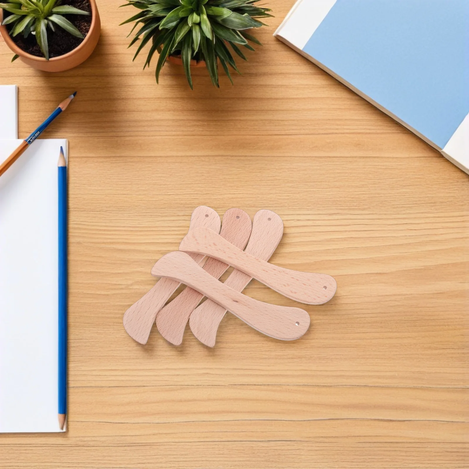 5 قطعة أداة كريسر المجلد الخشبي للورق الدقيق للطي بطاقة تجليد الكتب صنع الحرفية سكرابوكينغ أداة التهديف #2