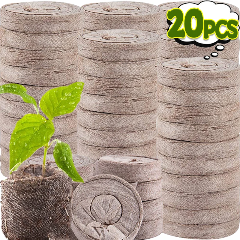 Non-woven Seedling Block Plant Starting Pellets Soil Block Compressed Soil Pellet Plant Starter Pods Bulk Media Nursery Grow Bag