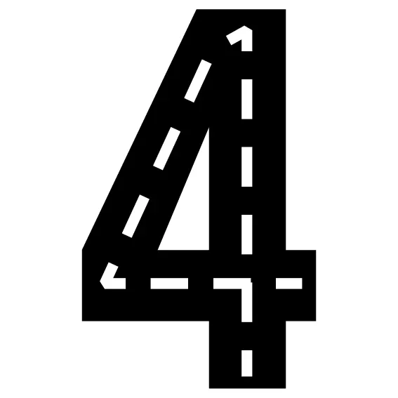 73cm Number Mosaic Board Customize DIY Large Digit for Racing Car Birthday Party Backdrop Decorations Kids Baby Shower Decor