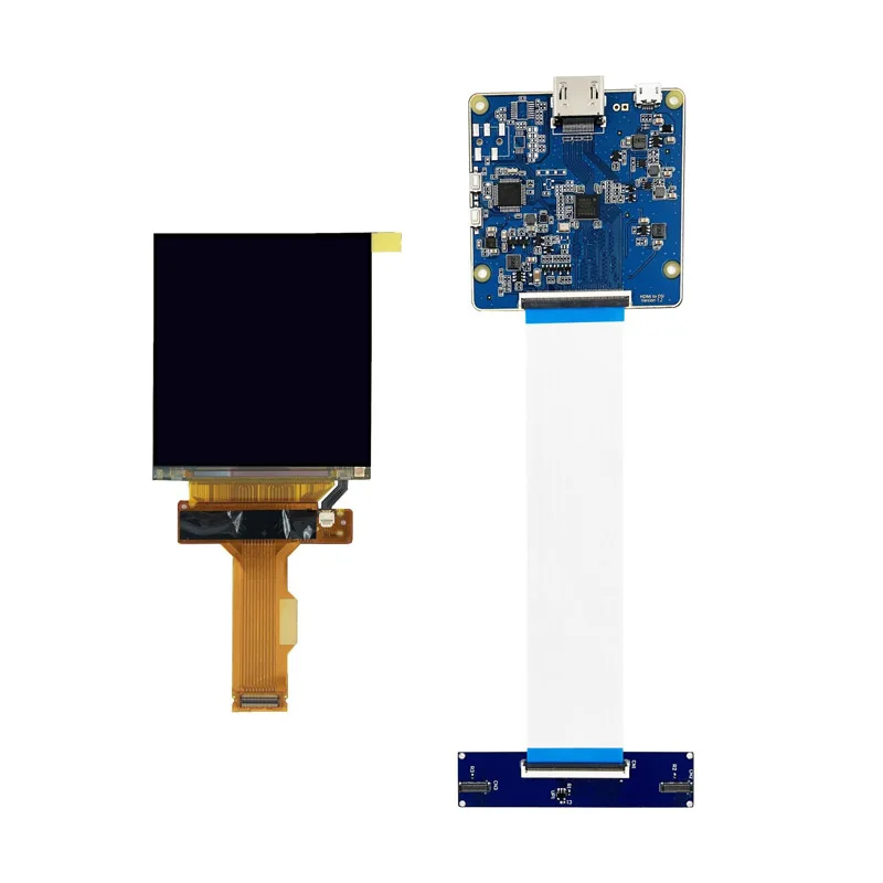 2.9 inch 1440 * 1440TFT high definition IPS display HDMI to MIPI dual-screen driver board with the same screen