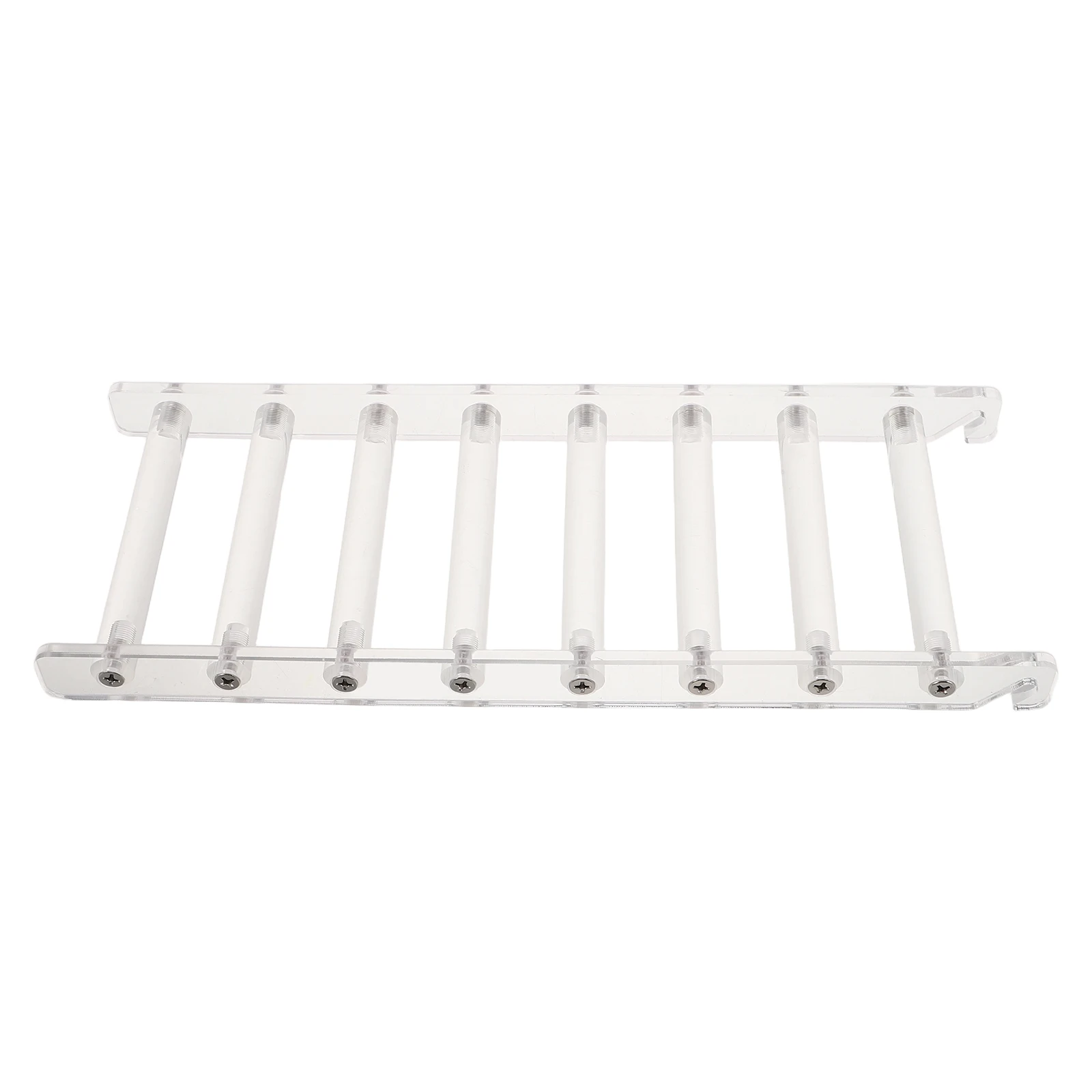 

Parrot Climbing Step Bridge White Acrylic Durable Chew Resistant Cage Accessories For Parakeets Cockatiels Bird Hanging Pet