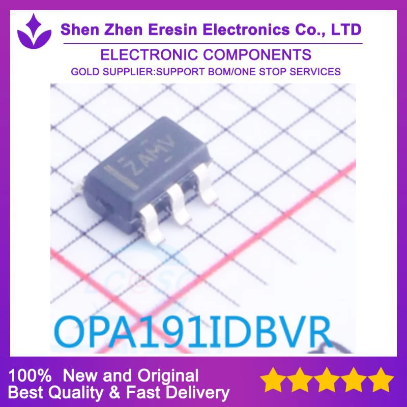 

Free shipping 10PCS/LOT OPA191IDBVR SOT23-5 New and original