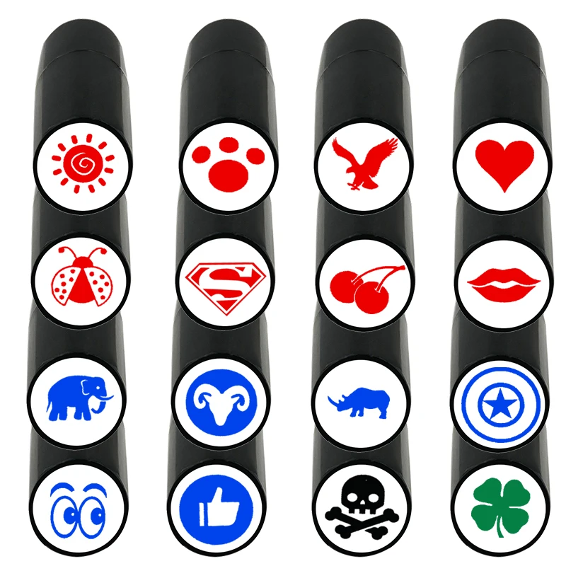 Портативный штамповочный маркер для мяча для гольфа, различные стили, слепочная печать, быстросохнущий, долговечный пластик в подарок, аксессуары для гольфа