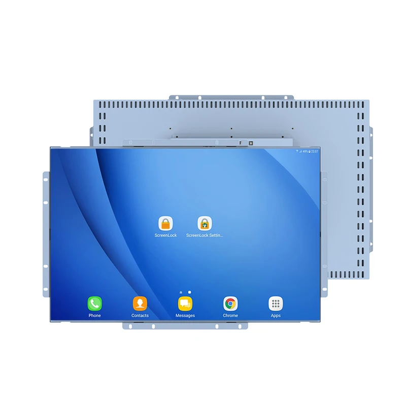 

Green Touch 22 inch Resistive Screen Monitor Open Frame 5 Wire Single Point LCD Silver for Kiosk Service
