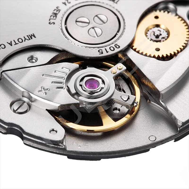 NEW Japan 9015 Mechanical Movement Ultra Thin 24 Jewels Premium Automatic Self-winding Watchmaker Replacement Mechanism