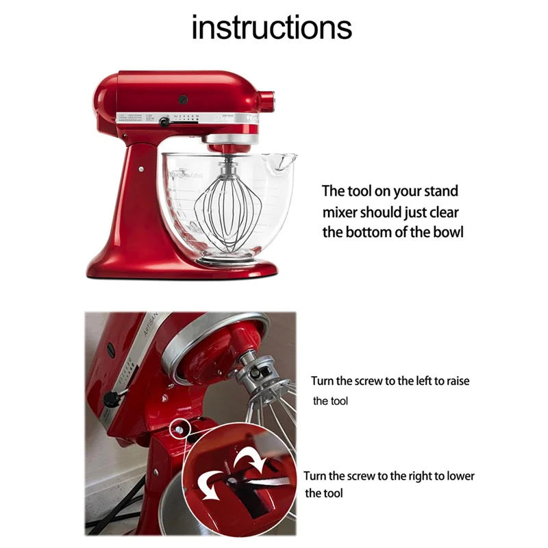 Para assecories de ajuda de cozinha 4.5-5 qt misturadores de suporte de cabeça inclinada acessório de pá kitchenaid para k45b/k5thcb/k5thbs