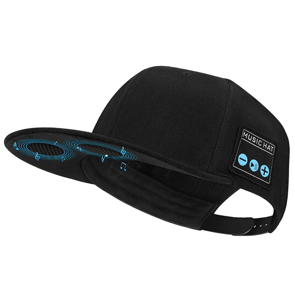 NEW Hat with Bluetooth Speaker Adjustable Bluetooth Hat Wireless Smart Loudspeaker Cap For Outdoor Sport Baseball Cap With Mic