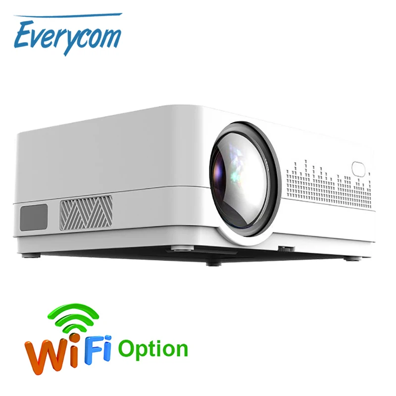 Presentation Equipment Newest HQ3 WiFi Projector Video Projecteur Everycom HQ2 3000 Lumi HD 1280*720P LED Home Theater Movie Be