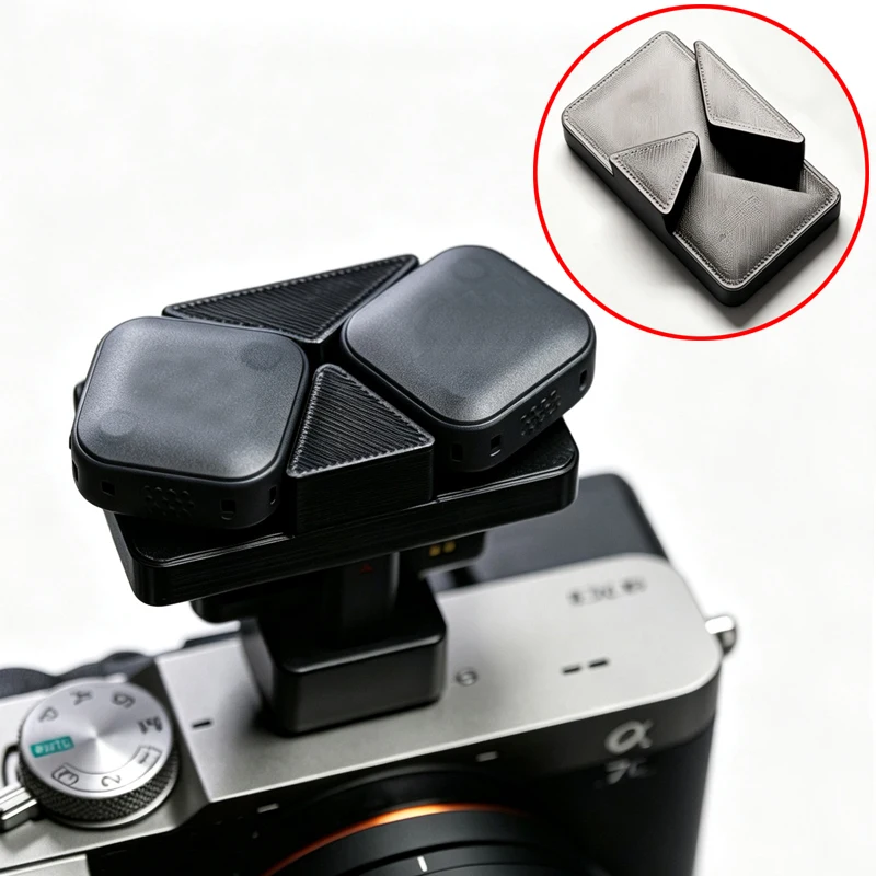 1PCS For DJI Mic Mini/Mini2/Mic3 Adapter Board Magnetic Stereo Audio Receiver Module Plate Compatible with Cellphone/Camera