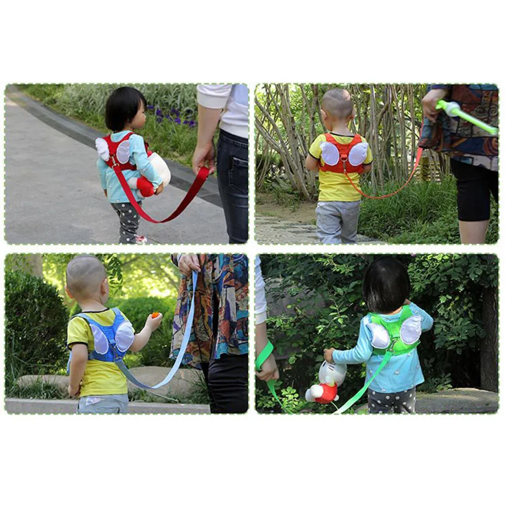 

Children Ajustable Cartoon Anti Lost Bag Backpack Baby Walking Protect Kids Walker Leash Toddler Keeper