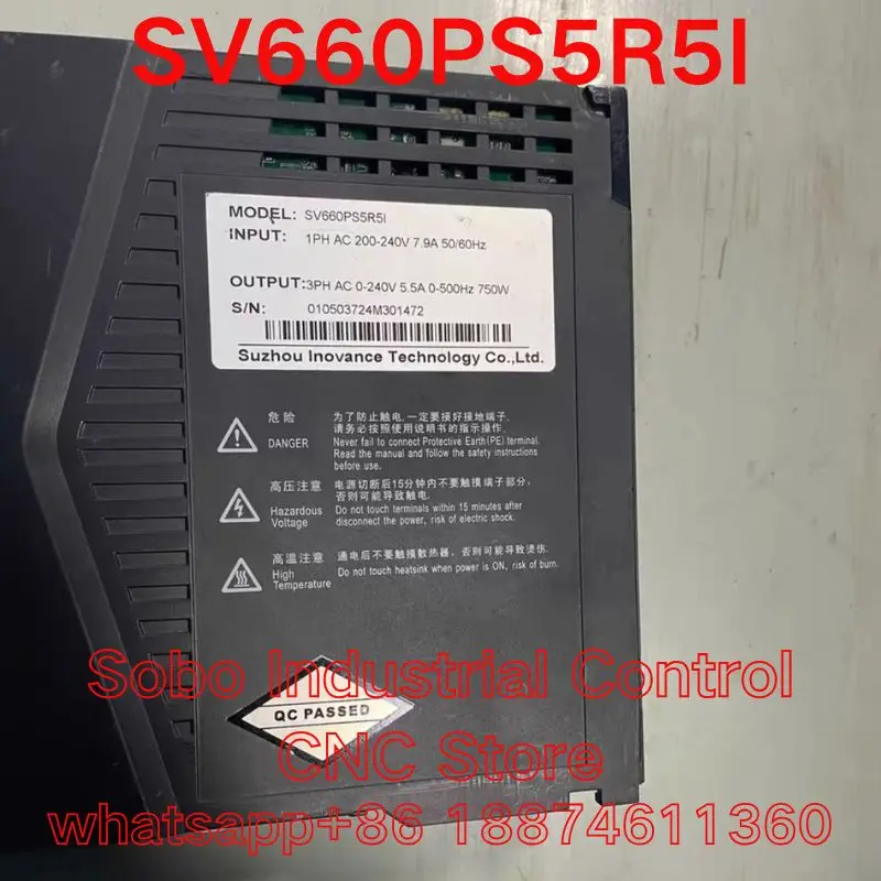 Teste de servo driver SV660PS5R5I usado OK