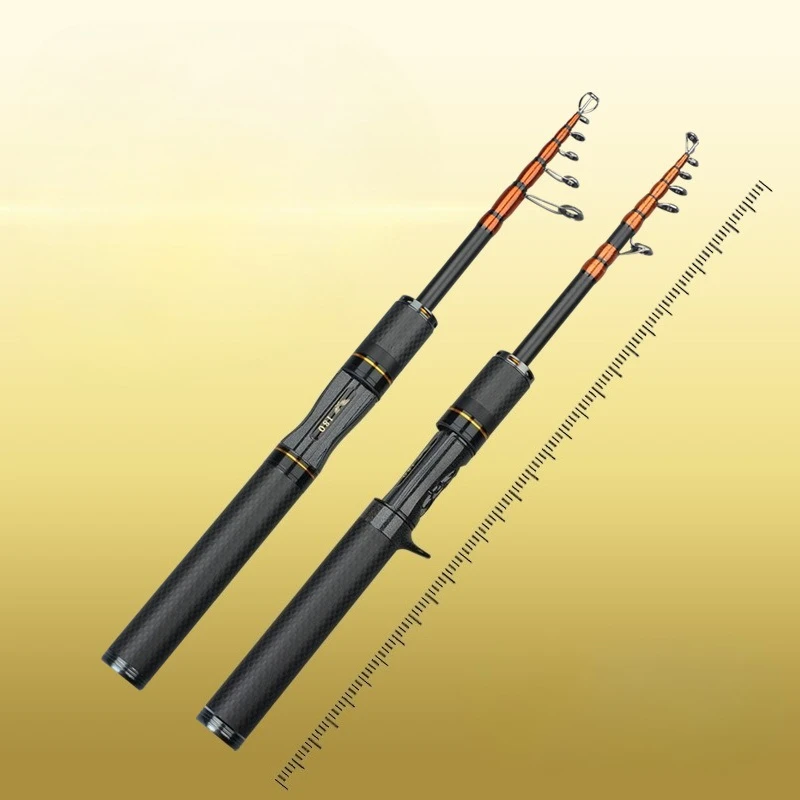 

Telescopic Micro Lure Fishing Rod L Adjustable Handle Straight Handle Retractable Float Rod Portable Carbon Mini Lure