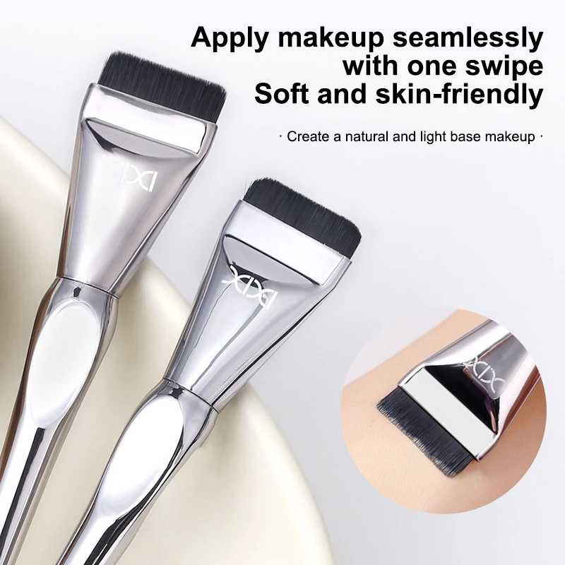 Ultra Thin Foundation Brush Lightweight Face Contour Brush Flat Contour Brush  Foundation Cream Makeup Brushes Beauty