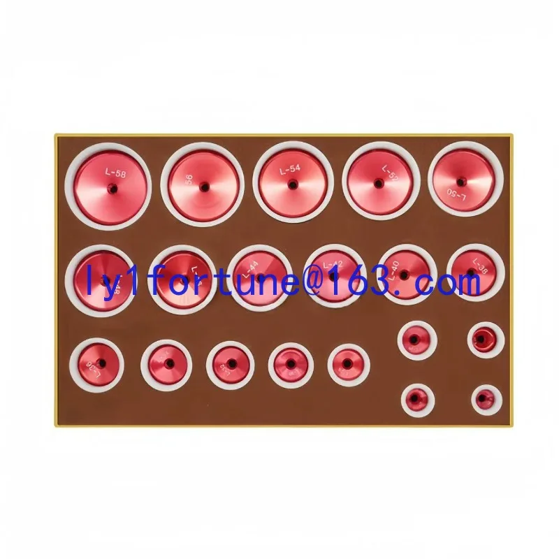 Repair watch capping machine Aluminum film  cover glass Front  rubber ring Molding machine Deep mouth mold Arch convex glass