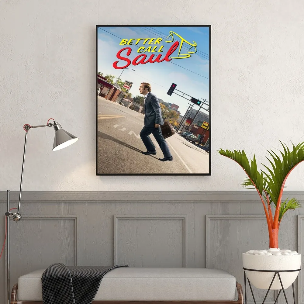 movie Better C-call Sauls Poster Self-adhesive Art Poster Retro Kraft Paper Sticker DIY Room Bar Vintage Decorative Painting